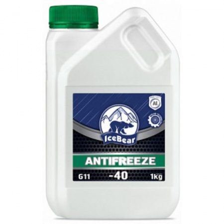 Антифриз IceBear -40 G-11 зеленый (1 кг.)
